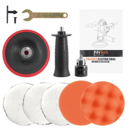 เครื่องขัดสีรถยนต์ InnTech รุ่น PS-6125 5 นิ้ว 950 วัตต์_6